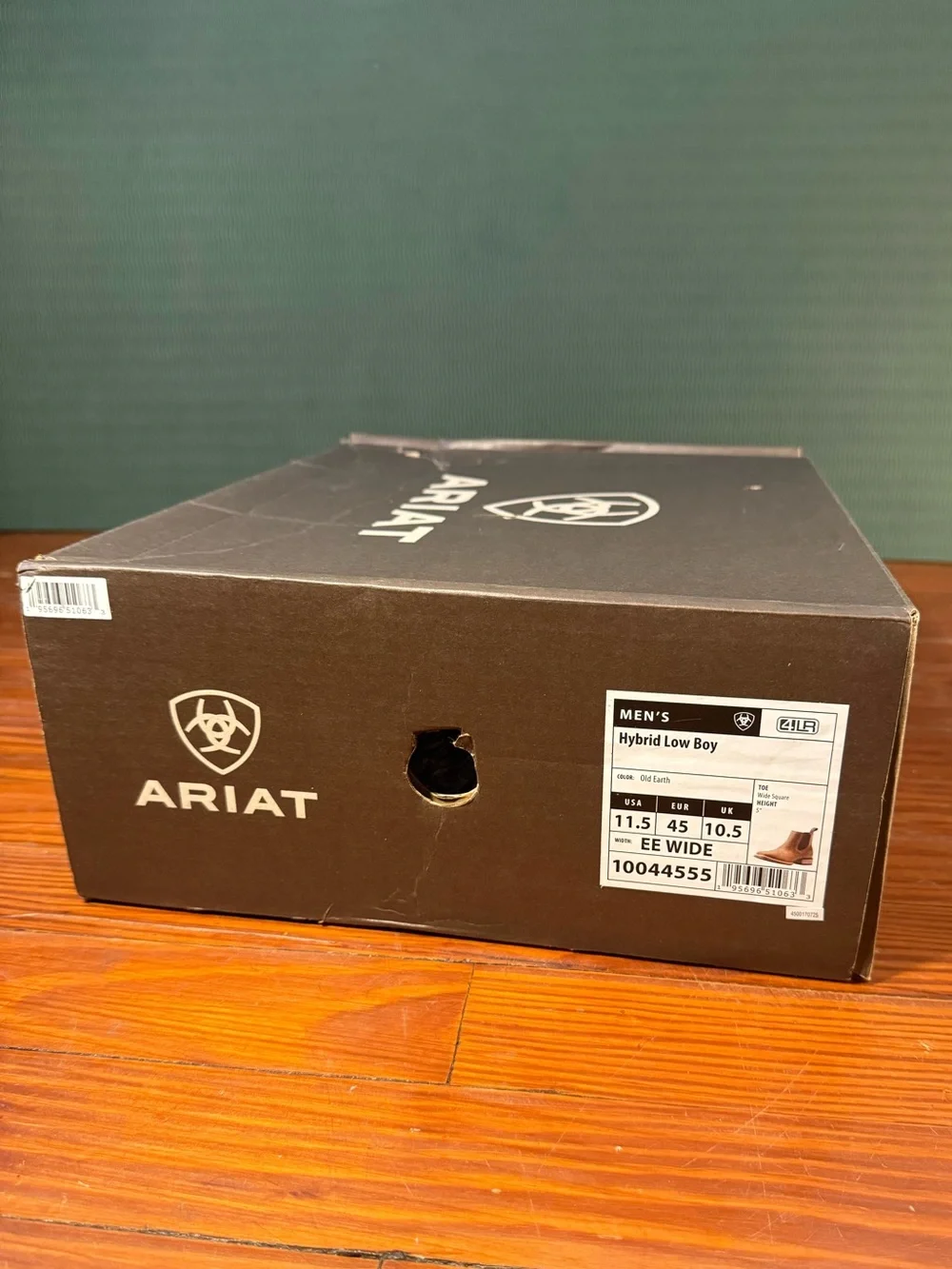 Ariat Men's Brown Leather Hybrid Low Boy Boot